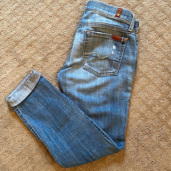 7 for all mankind boyfriend jeans - Picture 2 of 2